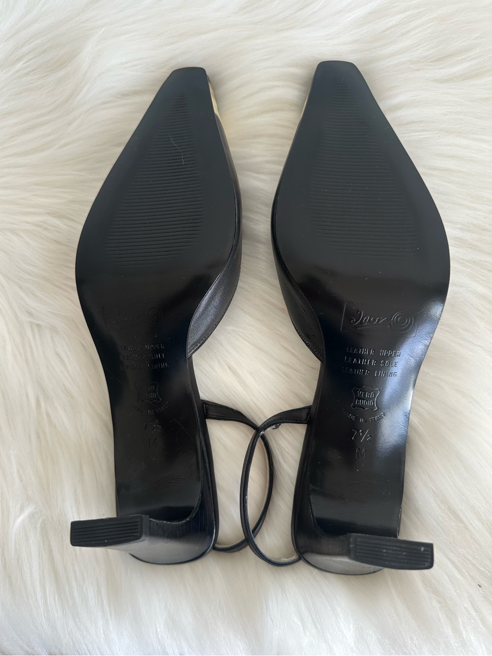 Icon Women’s Navy Art Print “The Kiss” Leather Block Heeled Sling Back Size 7.5 - Picture 7 of 8